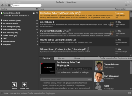 Manage and share all your content using SmartShare. Access content from anywhere.